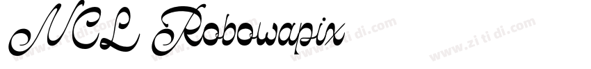 NCL Robowapix字体转换
